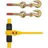 BRAND NEW SET OF 4 BRAND NEW RATCHET LOAD CHAIN BINDERS - SHIPPING ONLY