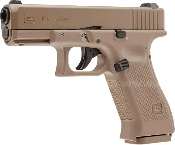 BRAND NEW GLOCK GEN 5 COYOTE DESERT TAN .177 CAL BB GUN PISTOL WITH BLOWBACK ACTION SLIDE!! - SHIP ONLY