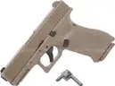 BRAND NEW GLOCK GEN 5 COYOTE DESERT TAN .177 CAL BB GUN PISTOL WITH BLOWBACK ACTION SLIDE!! - SHIP ONLY