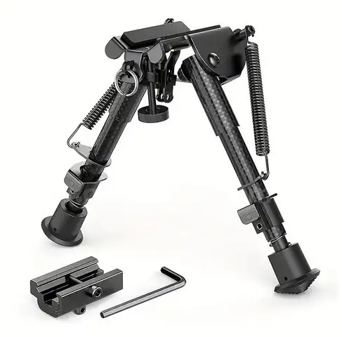 BRAND NEW FOLDING RIFLE BI-POD BIPOD HUNTING MILITARY AR-15 - SHIPPING ONLY