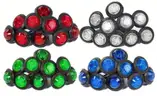 LOT OF 60 LED 3/4" MARKER LIGHTS CHOICE OF COLOR!! FIRE EMS POLICE - SHIP ONLY