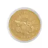 REAL 24k GOLD CLAD 1849 P LIBERTY $20 DOUBLE EAGLE COMMEMORATIVE COIN - SHIP ONLY