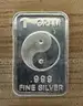 LOT OF 10 1G 0.999 FINE PURE SILVER INGOTS - SHIP ONLY