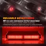 BRAND NEW RED LED MAGNET MOUNT MINI LIGHT BAR LIGHTBAR FIRE EMS POLICE SECURITY - SHIP ONLY