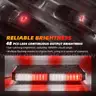 BRAND NEW RED / WHITE LED MAGNET MOUNT MINI LIGHT BAR LIGHTBAR FIRE EMS POLICE SECURITY - SHIP ONLY