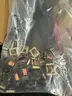 BOX LOT OF NEW OLD STOCK PCB CIRCUIT BOARD COMPONENTS, CHIPS, PARTS, ETC- SHIPPING ONLY - MA