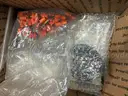 BOX LOT OF NEW OLD STOCK PCB CIRCUIT BOARD COMPONENTS, CHIPS, PARTS, ETC- SHIPPING ONLY - MA
