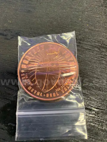 ONE 1 OZ OUNCE COPPER ROUND- SHIPPING ONLY MA