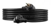BRAND NEW SOLID COPPER GENERATOR / WELDER WELDING EXTENSION CORD CABLE 30 AMP 50 FT, NEMA 6-50P 10/3 AWG - SHIPPING ONLY