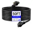 BRAND NEW SOLID COPPER GENERATOR / WELDER WELDING EXTENSION CORD CABLE 30 AMP 50 FT, NEMA 6-50P 10/3 AWG - SHIPPING ONLY