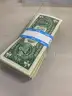 LOT OF 100 UNSEARCHED 1$  DOLLAR BILLS CURRENCY MONEY - SHIPPING ONLY - MA