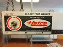 Cafeteria Style Buffet Table with Food Shield, Top Shelf and Food Warmer