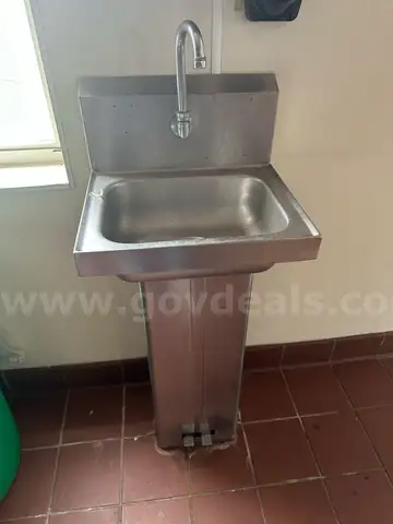 Stainless Steel Pedestal Sink