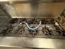 American Range 10 burner stove with double oven