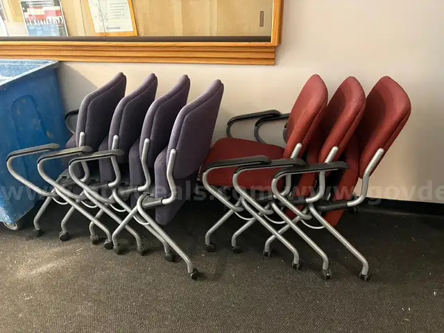 Office Chairs-Mixed Upholstery