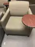 Ten Lounge Armchair with Swivel Tablet Arm