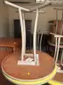 Spec Furniture Round Caf&#xE9;/Bistro Table with Curved Metal Pedestal Base
