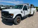 2008 Ford F-350 SD XL DRW 4WD EXT CAB Utility Body with 6.4L V8 Diesel