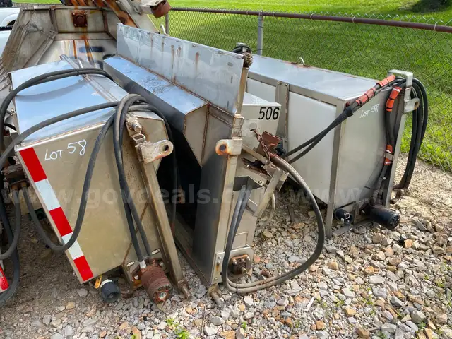 Lot of (3) Stainless Tailgate Spreaders, Swenson