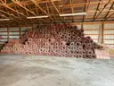 Lot of Wooden Snow Fence and Tee Posts, Approx. 10,000 Ft.