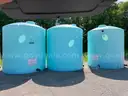 Lot of (7) Large Liquid Storage Tanks
