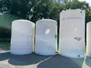 Lot of (7) Large Liquid Storage Tanks