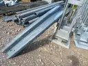 Lot of Galvanized Guard Rail and Misc. Related Parts