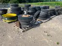 Large Lot of Misc. Tires/Wheels