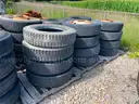Large Lot of Misc. Tires/Wheels