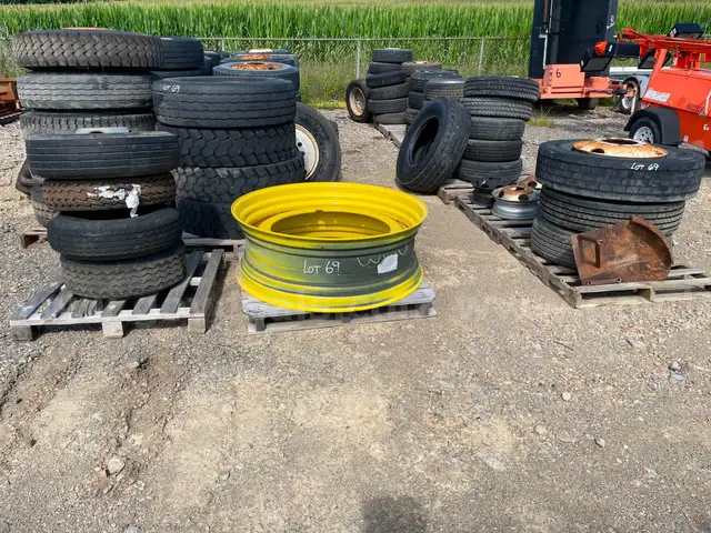 Large Lot of Misc. Tires/Wheels