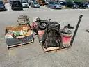 Lot of a Vintage Field Scroll Saw and Various Facility Maintenance Tools/Items