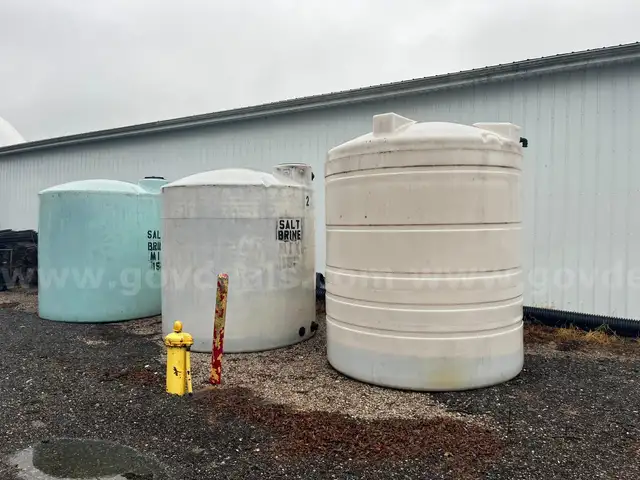 Lot of (3) Liquid Storage Tanks