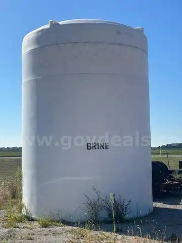Brine Storage Tank, 12500 Gallon