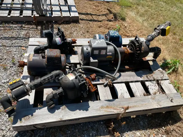 Lot of Various Pumps &#x26; Electric Motors