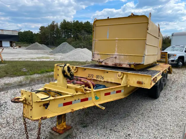 Tri-Axle Equipment Trailer with Chemical Sprayer Unit