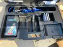 LOT OF GENERATOR, DRILL PRESS, MISC DIAGNOSTIC TOOLS, BATTERY CHARGERS