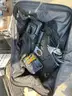 LOT OF GENERATOR, DRILL PRESS, MISC DIAGNOSTIC TOOLS, BATTERY CHARGERS