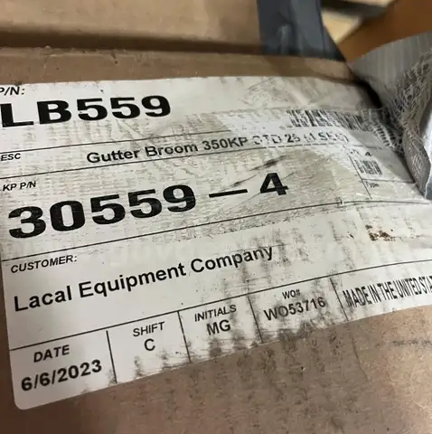 Lot of Sweeper Brooms/Bristles