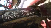 1984 Honda ATC200M ATV