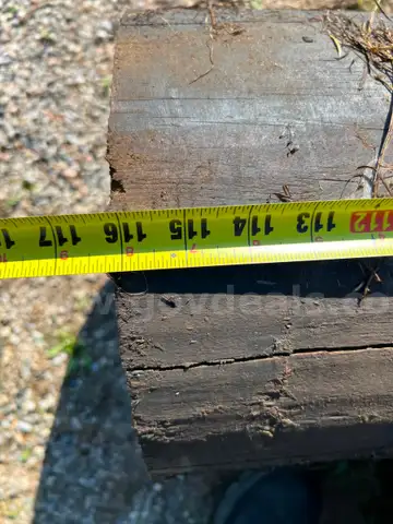 15&#x22;x9&#x27; Treated Posts