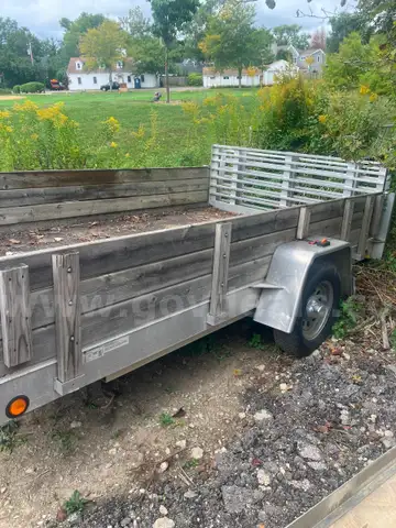 R &#x26; R Aluminum Long Neck Utility Trailer 2013