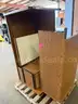 L-Shaped Wood Look Desk - 5 Drawers - 60x 31 x 29