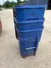 95 gallon refuse containers, lot of 3 - UNTESTED