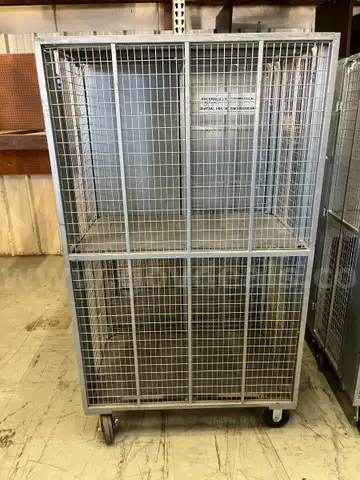 Wheeled security cages, lot of 2