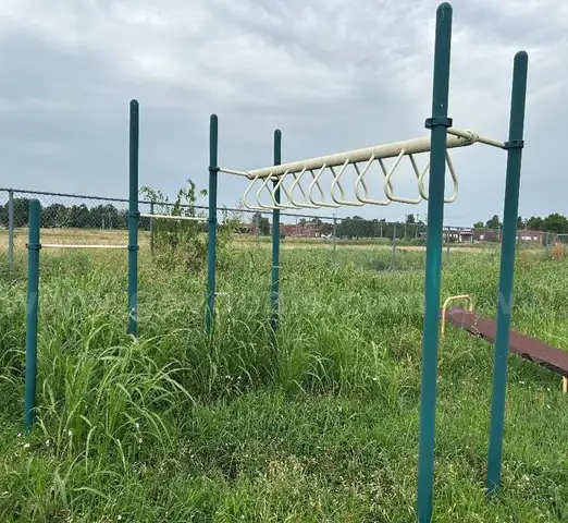 Monkey bar set 1, steel and aluminium
