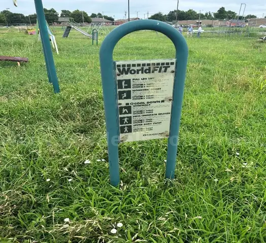 Exercise placard 2, aluminium and plastic