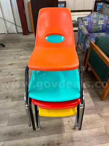 Stackable chairs, lot of 8