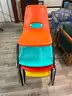 Stackable chairs, lot of 8