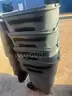 95 gallon trash receptacles, lot of 4