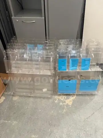 Lot of 12 Literature Holders - 21 x 23